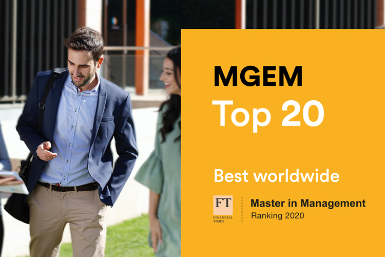 El Master in Global Entrepreneurial Management de IQS, entre los 20 mejores del mundo del ranking Masters in Management de Financial Times
